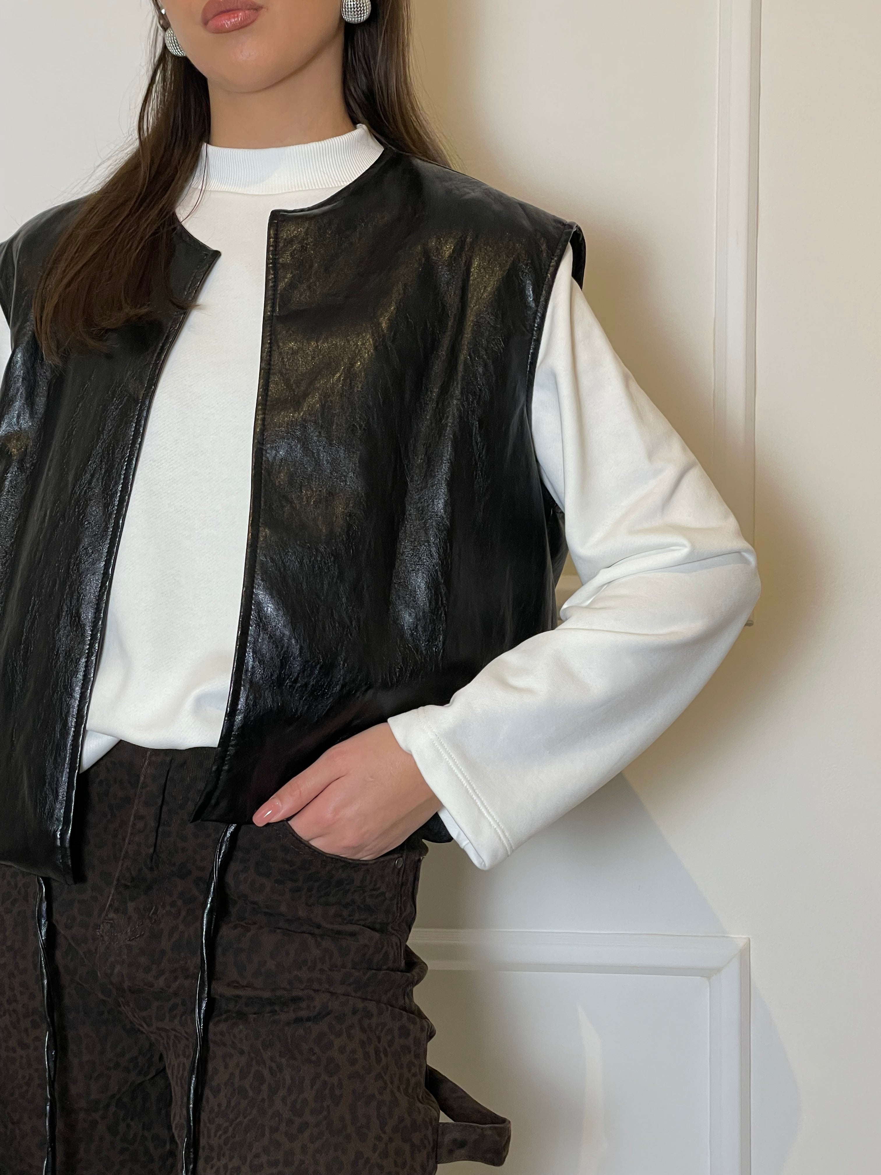 Gilet ecopelle Sons