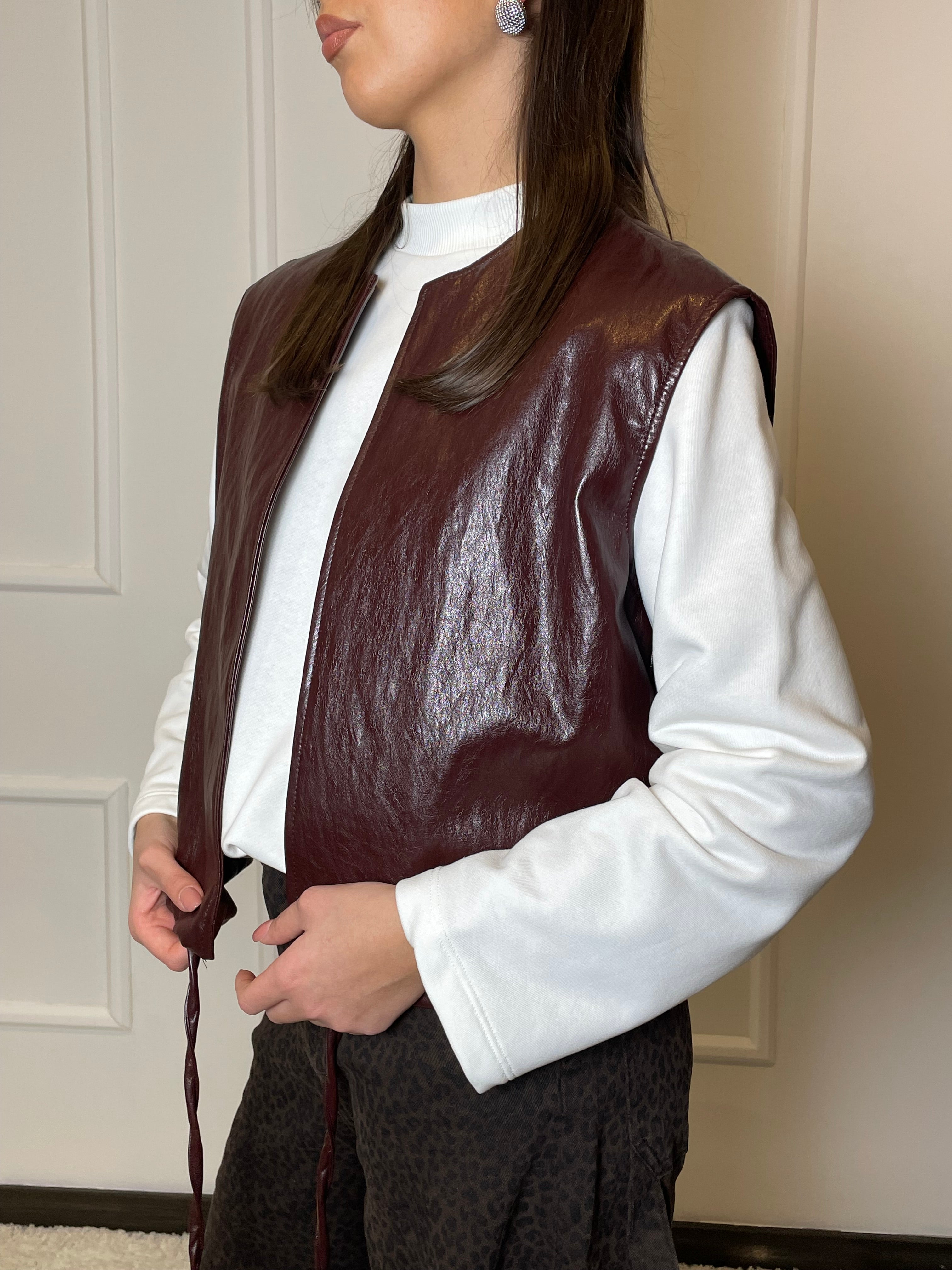 Gilet ecopelle Sons